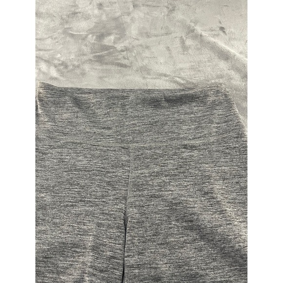 Zelos Womens Gray Heathered High Waist Athletic Bike Shorts - Size M - Picture 3 of 8